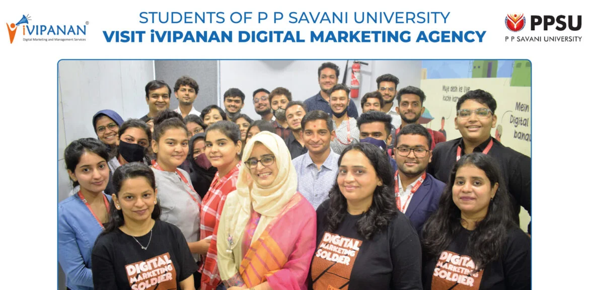 P P Savani University Students Visited iVIPANAN to Learn About Digital Marketing Industry