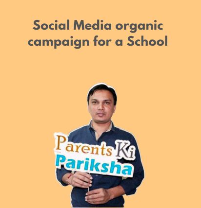 Social Media Organic Campaign for a School by social media marketing agency in Surat
