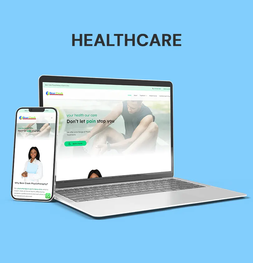 Website Development for Healthcare Sector in India