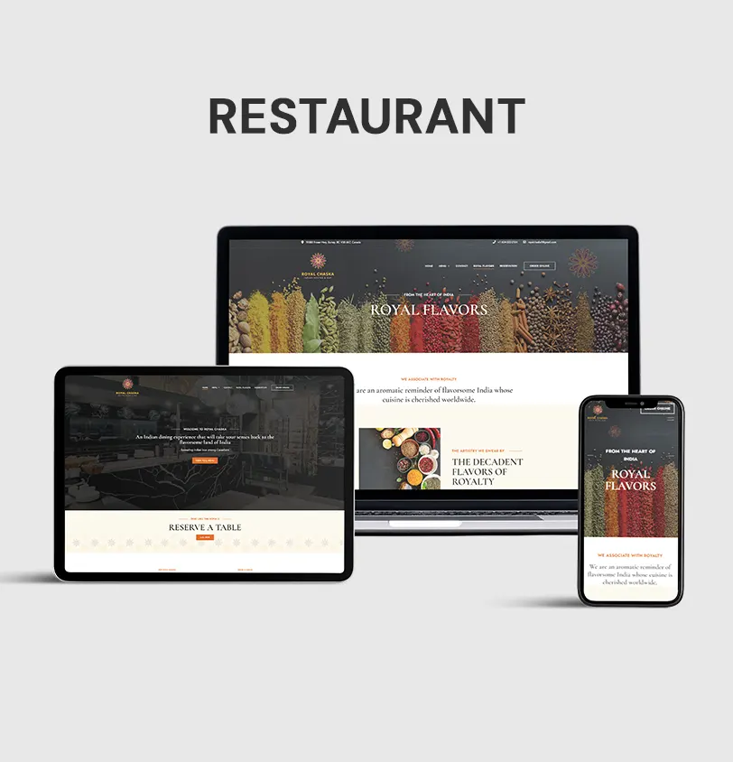 Website Development for Restaurants and Cafes in India