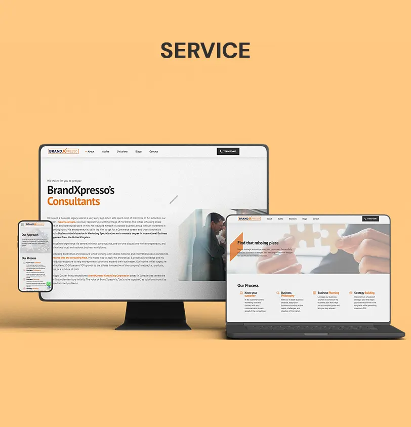 Website Development for Service Industry in India