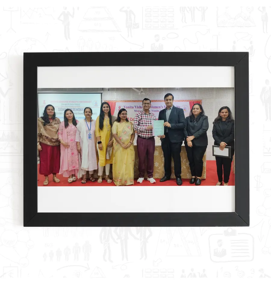 Digital Marketing affiliation with Vanita Vishram University, Surat