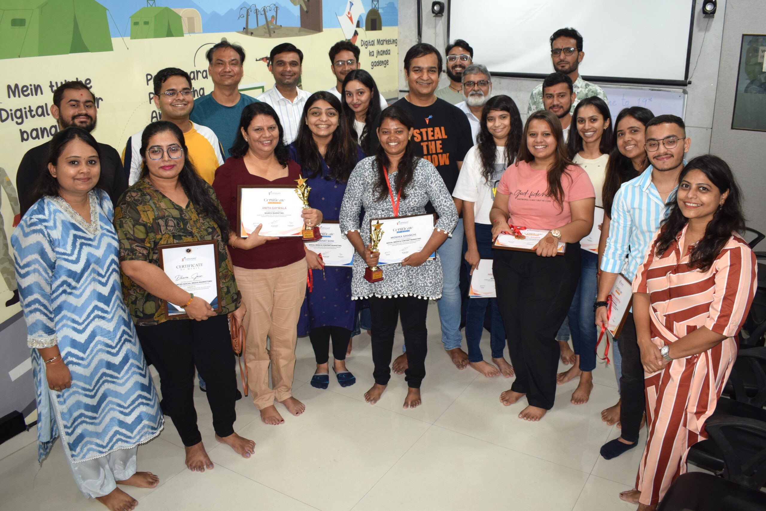 19th Master Digital Marketing Certification Distribution Ceremony after 5 Months Course