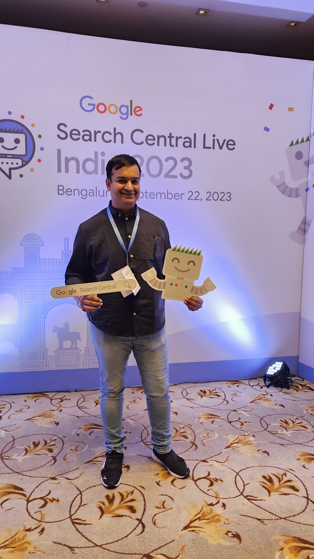 Bhautik Sheth at Google Search Central Live at Bengaluru 2023