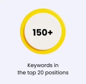 Gain in keyword position on SERP by digital marketing agency in Surat