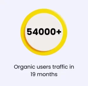Gain in organic traffic by SEO Agency in Surat