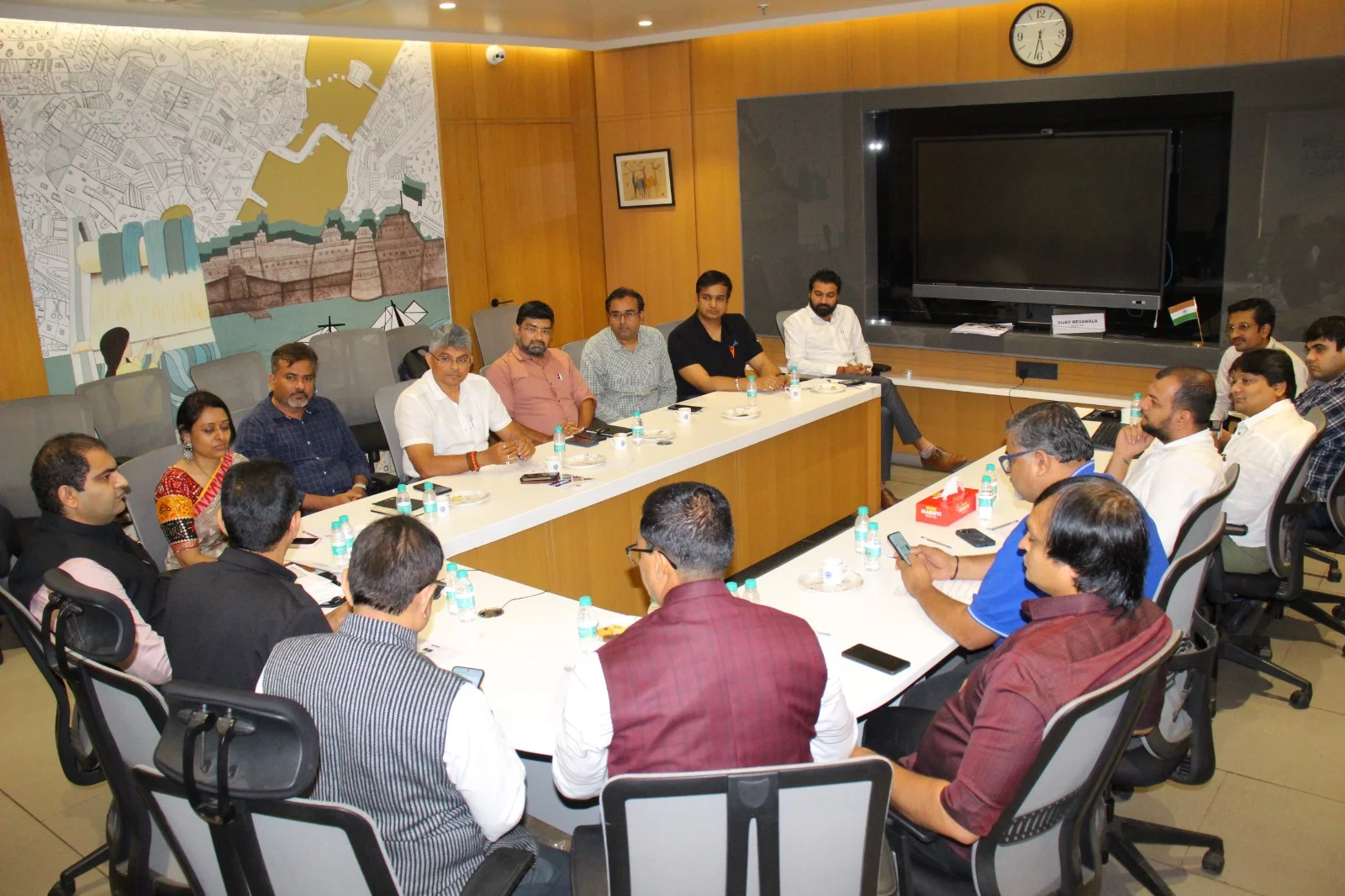 Bhautik Sheth in SGCCI Digital Marketing Committee Meeting