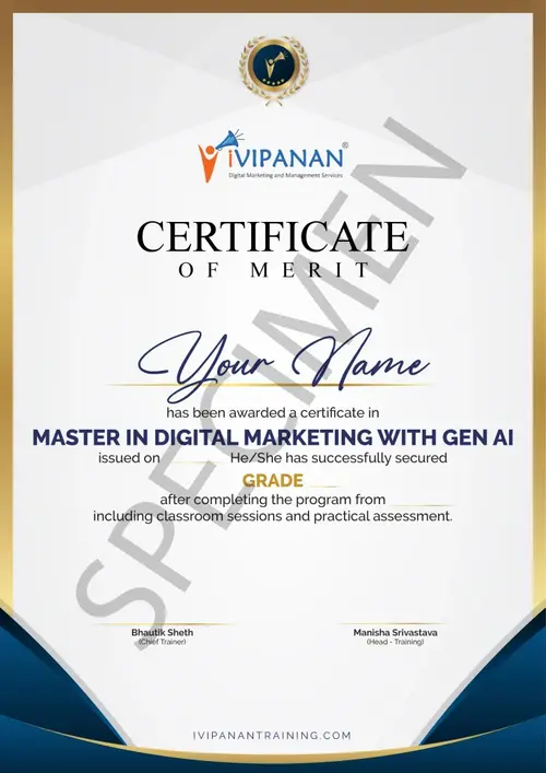 Google Ivi-certificate speciman