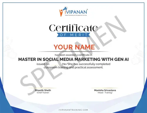 Meta Ivi-Certificate speciman