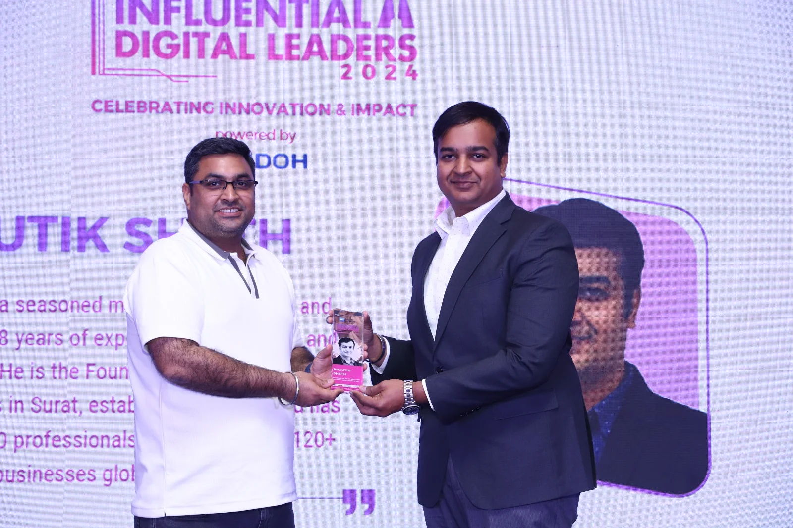 Bhautik Sheth Honored Among India’s Most Influential Digital Leaders Gurugram
